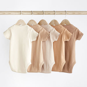 Neutral 5 Pack Neutral Baby Bodies 5 Pack