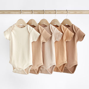 Neutral 5 Pack Neutral Baby Bodies 5 Pack