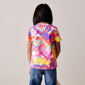 Bright Hearts 100% Cotton T-Shirt (4-12yrs)