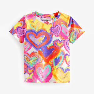 Bright Hearts 100% Cotton T-Shirt (4-12yrs)