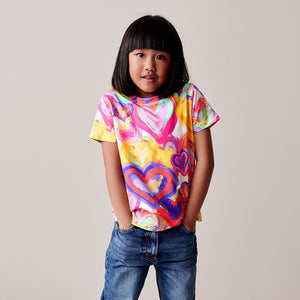 Bright Hearts 100% Cotton T-Shirt (4-12yrs)