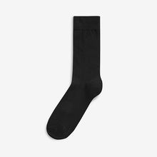 Load image into Gallery viewer, Black Essential Socks 7 Pack
