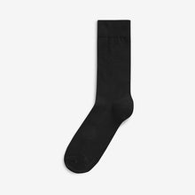 Load image into Gallery viewer, Black Essential Socks 7 Pack
