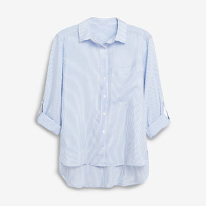 Blue/White Pocket Shirt