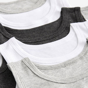 Grey Vests 5 Pack
