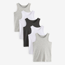 Load image into Gallery viewer, Grey Vests 5 Pack
