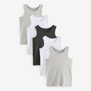 Grey Vests 5 Pack