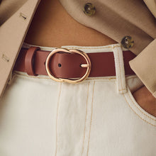 Load image into Gallery viewer, Tan Brown Regular PU Belt

