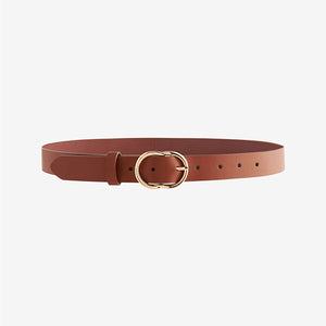 Tan Brown Regular PU Belt