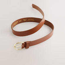 Load image into Gallery viewer, Tan Brown Regular Leather Belt
