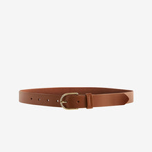 Load image into Gallery viewer, Tan Brown Regular Leather Belt
