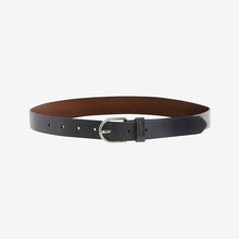 Load image into Gallery viewer, Navy Regular Leather Belt
