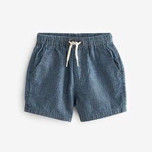 Load image into Gallery viewer, Classic Blues Pull On 100% Cotton Shorts 3 Pack
