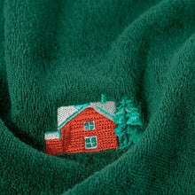 Load image into Gallery viewer, L&#39;essuie-mains Nordy en coloris rouge,vert et ficelle
