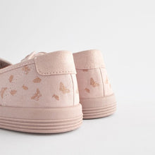 Load image into Gallery viewer, Print Embroidered Forever Comfort® Laceless Canvas Slip-On Trainers
