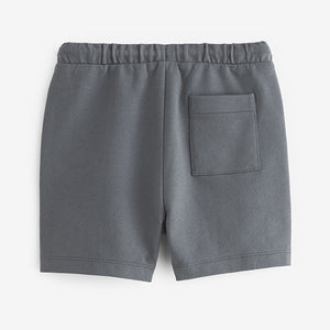 Charcoal Grey 100% Cotton Jersey Shorts (9-12mths-5-6yrs)