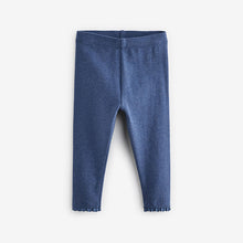 Load image into Gallery viewer, Basic Blue Denim Leggings (3mths-6yrs)
