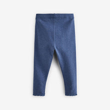 Load image into Gallery viewer, Basic Blue Denim Leggings (3mths-6yrs)
