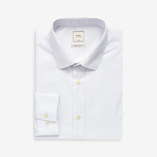 Load image into Gallery viewer, White Regular Fit Easy Care Single Cuff Oxford Smart Shirts 3 Pack
