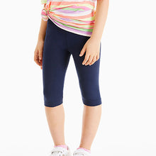 Load image into Gallery viewer, Navy Blue Cropped Leggings (3-12yrs)
