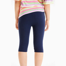 Load image into Gallery viewer, Navy Blue Cropped Leggings (3-12yrs)
