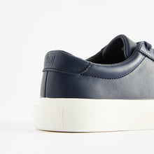 Load image into Gallery viewer, Navy Blue Lace Up Smart Trainers
