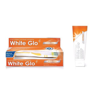 White Glo Tooth Paste+T/Brush+D/Flosser - Anti-Plaque 150G