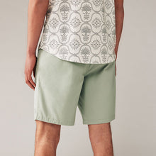 Load image into Gallery viewer, Green Elasticated Waist Chino Shorts
