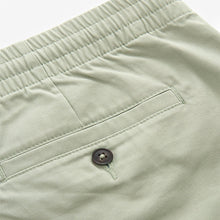 Load image into Gallery viewer, Green Elasticated Waist Chino Shorts
