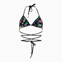Load image into Gallery viewer, PUMA Swim Women&#39;s Wrap Around Triangle Bikini Top

