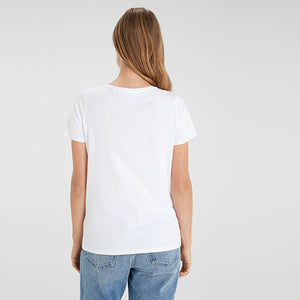 White Crew Neck T-Shirt