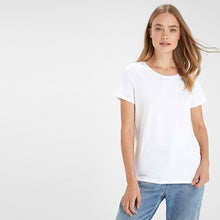 Load image into Gallery viewer, White Crew Neck T-Shirt
