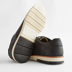 Black Sports Wedges Shoes