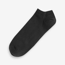 Load image into Gallery viewer, 6 Pack Black Trainer Socks (Men)
