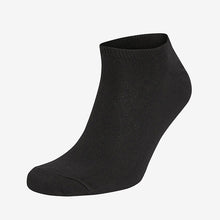 Load image into Gallery viewer, 6 Pack Black Trainer Socks (Men)
