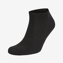 Load image into Gallery viewer, 6 Pack Black Trainer Socks (Men)
