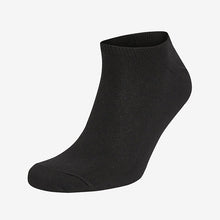 Load image into Gallery viewer, 6 Pack Black Trainer Socks (Men)
