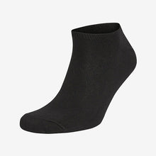 Load image into Gallery viewer, 6 Pack Black Trainer Socks (Men)
