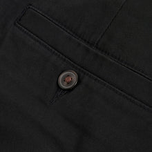 Load image into Gallery viewer, Black Slim Fit Stretch Chinos Shorts
