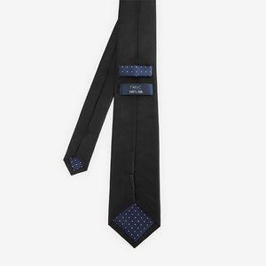 Black Silk Tie