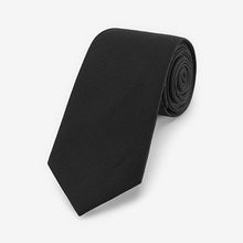 Load image into Gallery viewer, Black Silk Tie
