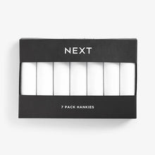 Load image into Gallery viewer, White Handkerchiefs Seven Pack
