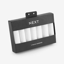 Load image into Gallery viewer, White Handkerchiefs Seven Pack
