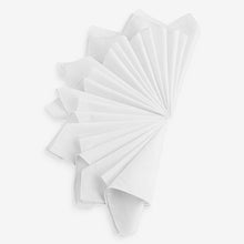 Load image into Gallery viewer, White Handkerchiefs Seven Pack

