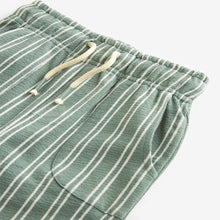 Load image into Gallery viewer, Light Blue/Teal Lightweight 100% Cotton Stripe Jersey Joggers (3mths-6yrs)
