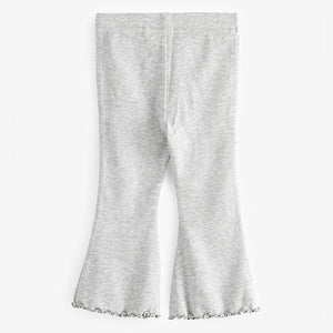 Grey Rib Flare Leggings (3mths-7yrs)