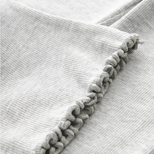 Grey Rib Flare Leggings (3mths-7yrs)