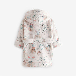 Cream Mouse Fairy Soft Touch Fleece Dressing Gown (9mths-10yrs)