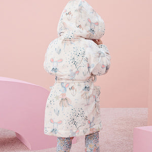 Cream Mouse Fairy Soft Touch Fleece Dressing Gown (9mths-10yrs)