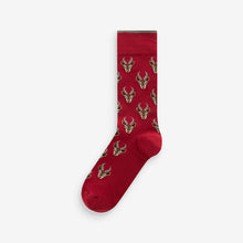 Load image into Gallery viewer, Safari Animals Fun Pattern Socks 8 Pack
